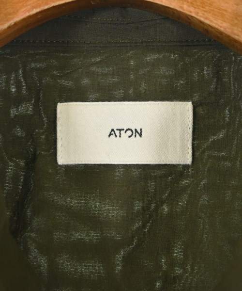 ATON（エイトン）その他 カーキ サイズ:2(M位) メンズ/2200704294127