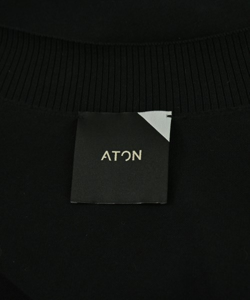 ATON（エイトン）ワンピース 黒 サイズ:02(M位) レディース/2200704737037