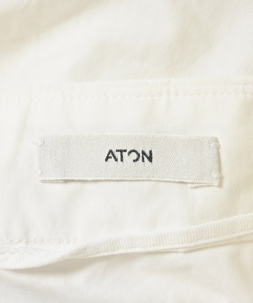ATON（エイトン）ロング・マキシ丈スカート 白 サイズ:02(M位) レディース/2200705163026