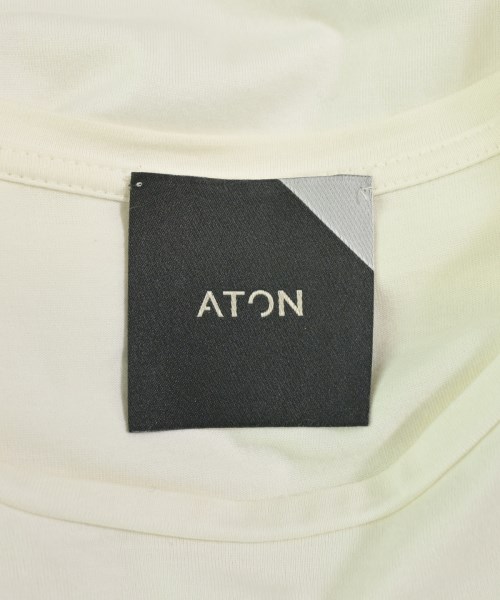 ATON（エイトン）Tシャツ・カットソー 白 サイズ:02(M位) レディース/2200703452078