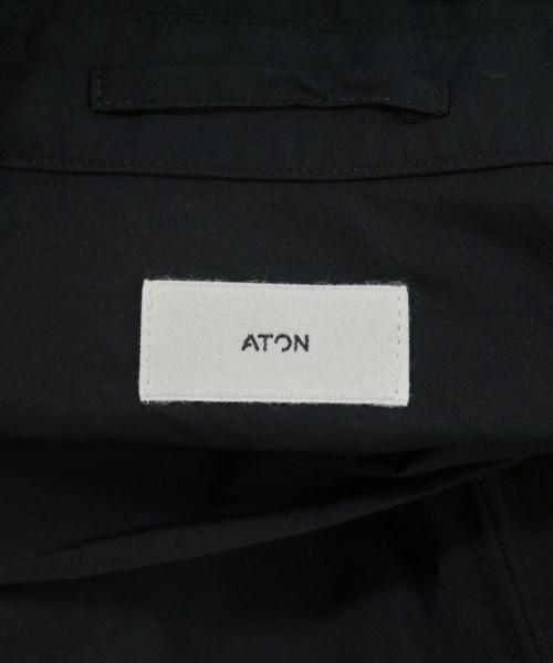 ATON（エイトン）ブルゾン 黒 サイズ:04(XL位) メンズ/2200705996051