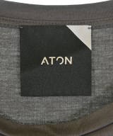 ATON（エイトン）Tシャツ・カットソー グレー サイズ:02(M位) レディース/2200703821119