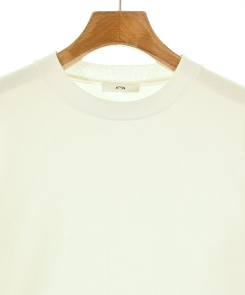 ATON（エイトン）Tシャツ・カットソー 白 サイズ:1(S位) レディース/2200705969246