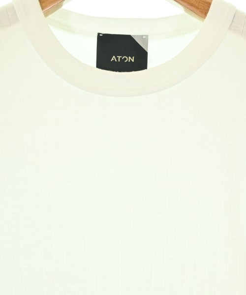 ATON（エイトン）Tシャツ・カットソー 白 サイズ:01(S位) レディース/2200703673169