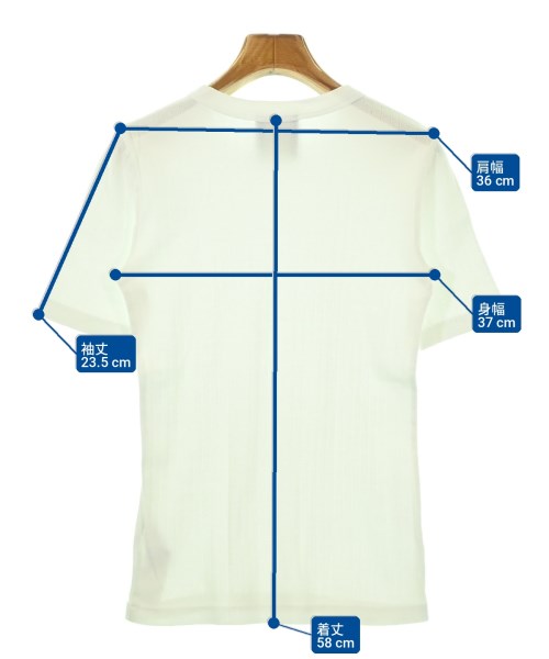 ATON（エイトン）Tシャツ・カットソー 白 サイズ:01(S位) レディース/2200703673169