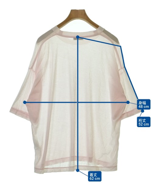 ATON（エイトン）Tシャツ・カットソー ピンク サイズ:01(S位) レディース/2200704228030