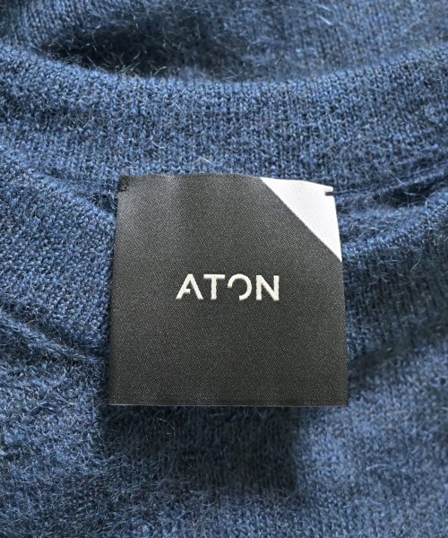 ATON（エイトン）ニット・セーター 紺 サイズ:2(M位) レディース/2200704235045