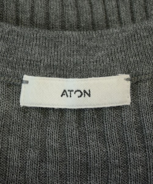 ATON（エイトン）ニット・セーター グレー サイズ:2(M位) レディース/2200706971026