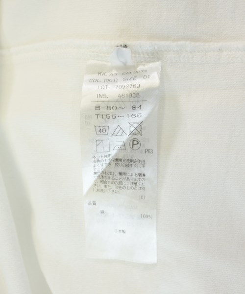 ATON（エイトン）Tシャツ・カットソー 白 サイズ:1(S位) レディース/2200706971057