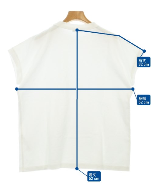 ATON（エイトン）Tシャツ・カットソー 白 サイズ:1(S位) レディース/2200706971057