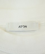 ATON（エイトン）Tシャツ・カットソー 白 サイズ:1(S位) レディース/2200706971057