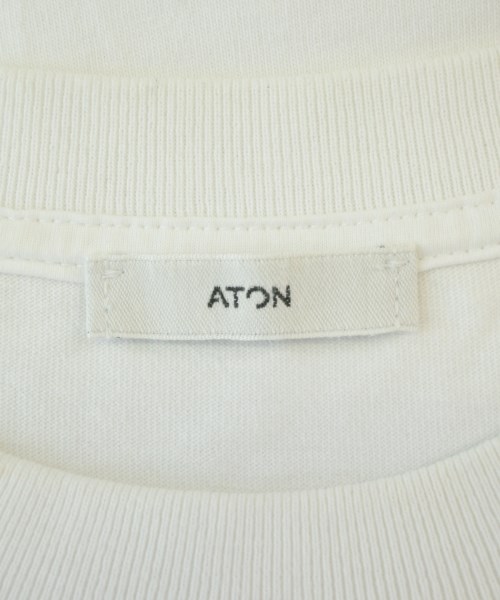 ATON（エイトン）Tシャツ・カットソー 白 サイズ:2(M位) レディース/2200706971064