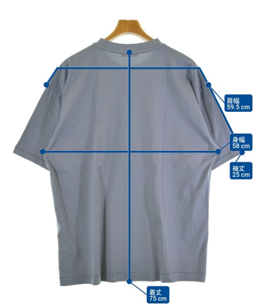 ATON（エイトン）Tシャツ・カットソー 青 サイズ:04(XL位) メンズ/2200710058010