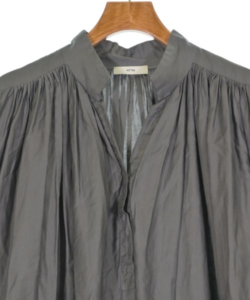 ATON（エイトン）ワンピース グレー サイズ:00(M位) レディース/2200663044139