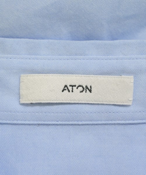 ATON（エイトン）カジュアルシャツ 青 サイズ:02(M位) メンズ/2200663359011