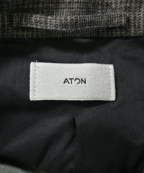 ATON（エイトン）テーラードジャケット グレー サイズ:36(S位) レディース/2200652626056