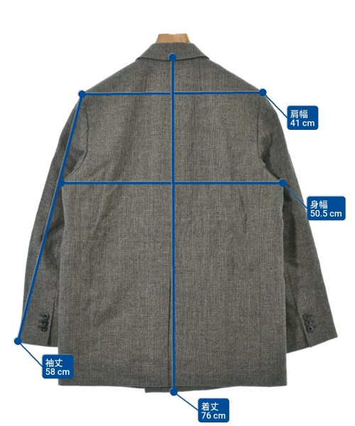 ATON（エイトン）テーラードジャケット グレー サイズ:36(S位) レディース/2200652626056