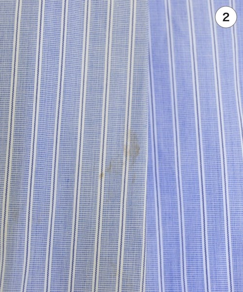 ATON（エイトン）シャツワンピース 青 サイズ:2(M位) レディース/2200664609214