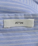 ATON（エイトン）シャツワンピース 青 サイズ:2(M位) レディース/2200664609214