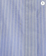 ATON（エイトン）シャツワンピース 青 サイズ:2(M位) レディース/2200664609214