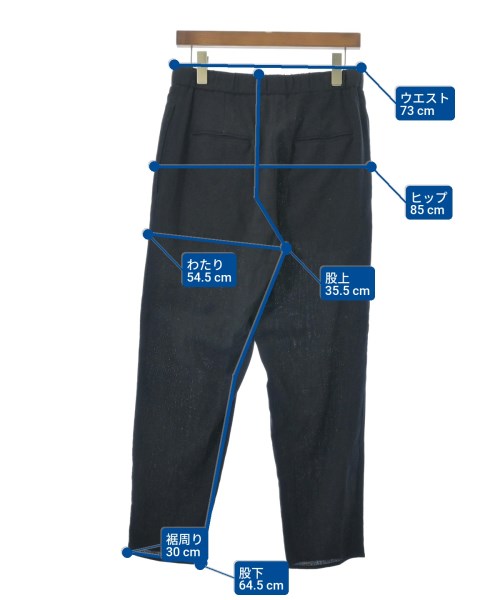 ATON（エイトン）スラックス 紺 サイズ:02(M位) レディース/2200664908058