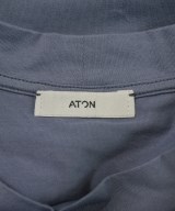 ATON（エイトン）Tシャツ・カットソー 青 サイズ:04(XL位) メンズ/2200661012031