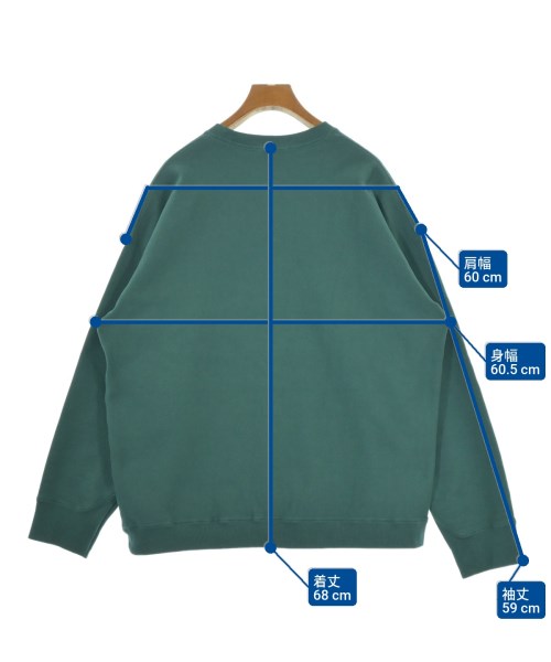 ATON（エイトン）スウェット 緑 サイズ:4(XL位) メンズ/2200661012093