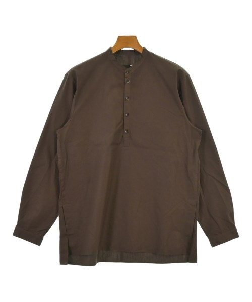 ATON(エイトン)カジュアルシャツ 茶 サイズ:2(M位)/2200665973031