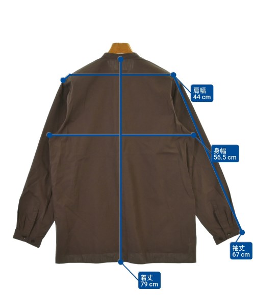 ATON（エイトン）カジュアルシャツ 茶 サイズ:2(M位) メンズ/2200665973031