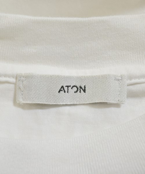 ATON（エイトン）ワンピース 白 サイズ:1(S位) レディース/2200665984020