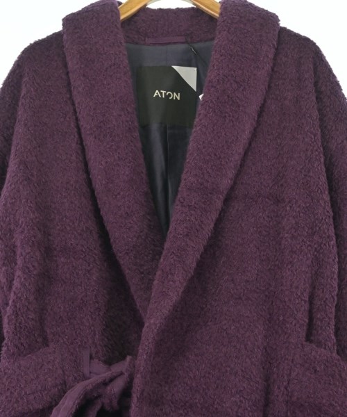 ATON（エイトン）コート 紫 サイズ:2(M位) メンズ/2200666462039