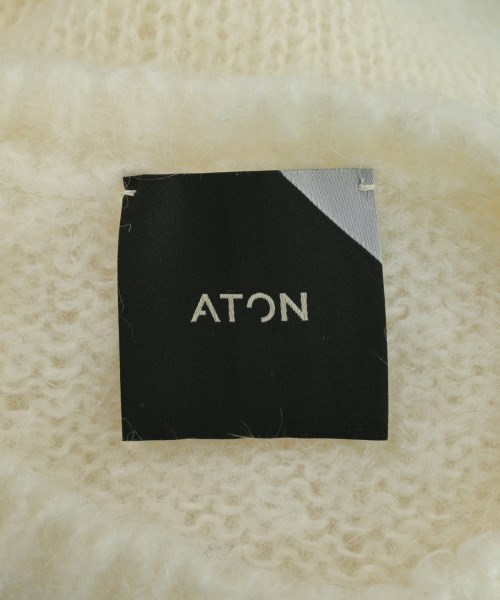 ATON（エイトン）ニット・セーター 白 サイズ:02(M位) レディース/2200666648013