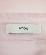 ATON（エイトン）カジュアルシャツ ピンク サイズ:02(M位) メンズ/2200667370012