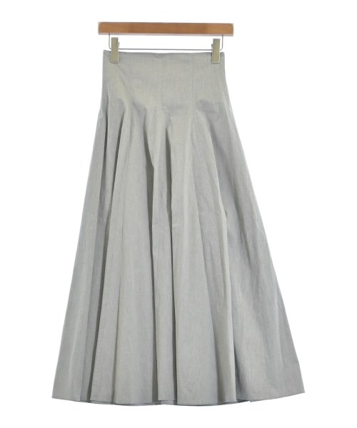 ATON(エイトン)ロング・マキシ丈スカート グレー サイズ:01(S位)/2200663623044