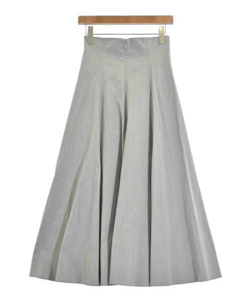 ATON（エイトン）ロング・マキシ丈スカート グレー サイズ:01(S位) レディース/2200663623044