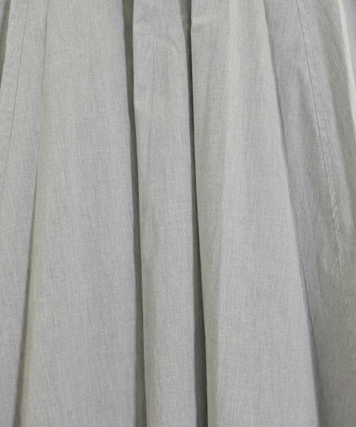 ATON（エイトン）ロング・マキシ丈スカート グレー サイズ:01(S位) レディース/2200663623044