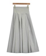 ATON（エイトン）ロング・マキシ丈スカート グレー サイズ:01(S位) レディース/2200663623044