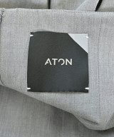 ATON（エイトン）ロング・マキシ丈スカート グレー サイズ:01(S位) レディース/2200663623044