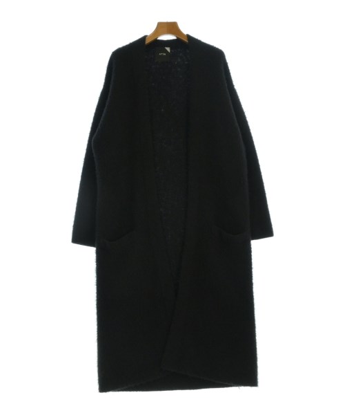 ATON(エイトン)カーディガン 黒 サイズ:2(M位)/2200667993020