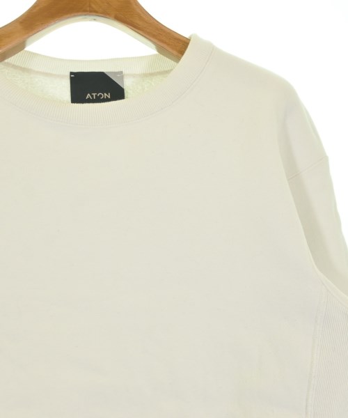 ATON（エイトン）スウェット 白 サイズ:02(M位) レディース/2200666555090