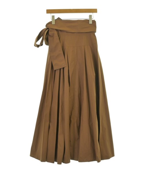 ATON（エイトン）ロング・マキシ丈スカート 茶 サイズ:2(M位) レディース/2200669614169