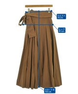 ATON（エイトン）ロング・マキシ丈スカート 茶 サイズ:2(M位) レディース/2200669614169