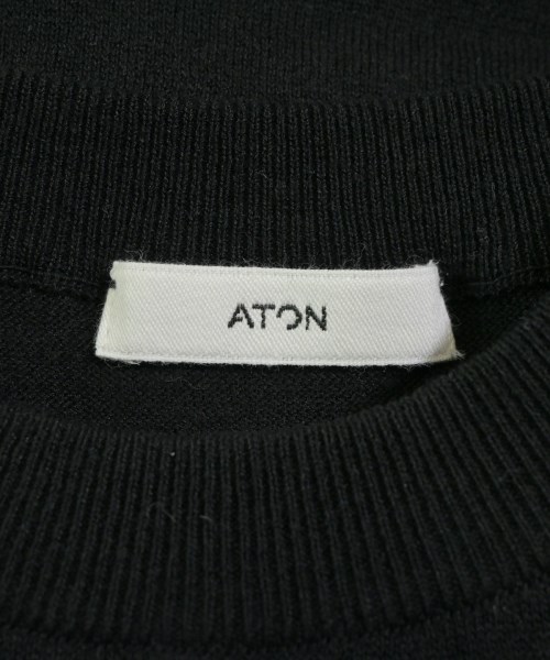 ATON（エイトン）ニット・セーター 黒 サイズ:04(XL位) メンズ/2200669624038