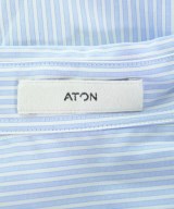 ATON（エイトン）カジュアルシャツ 青 サイズ:4(L位) メンズ/2200669624045