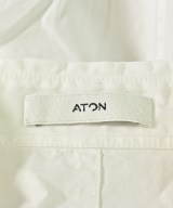 ATON（エイトン）カジュアルシャツ 白 サイズ:4(L位) メンズ/2200669624052