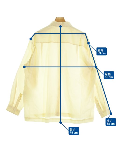 ATON（エイトン）カジュアルシャツ 白 サイズ:4(L位) メンズ/2200669624076