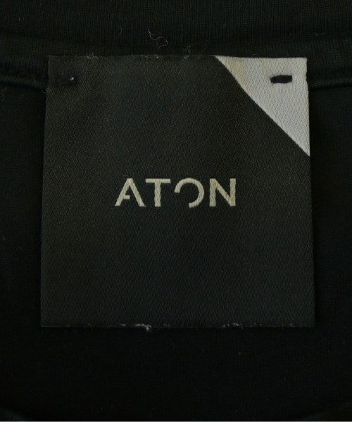 ATON（エイトン）Tシャツ・カットソー 黒 サイズ:06(XL位) メンズ/2200669995077