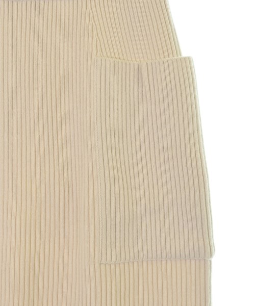 ATON（エイトン）ロング・マキシ丈スカート 白 サイズ:01(S位) レディース/2200667376038