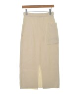 ATON（エイトン）ロング・マキシ丈スカート 白 サイズ:01(S位) レディース/2200667376038