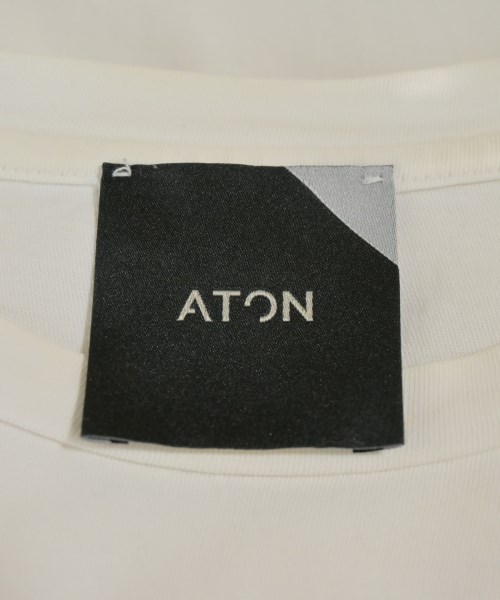 ATON（エイトン）Tシャツ・カットソー 白 サイズ:6(XXL位) メンズ/2200667506145
